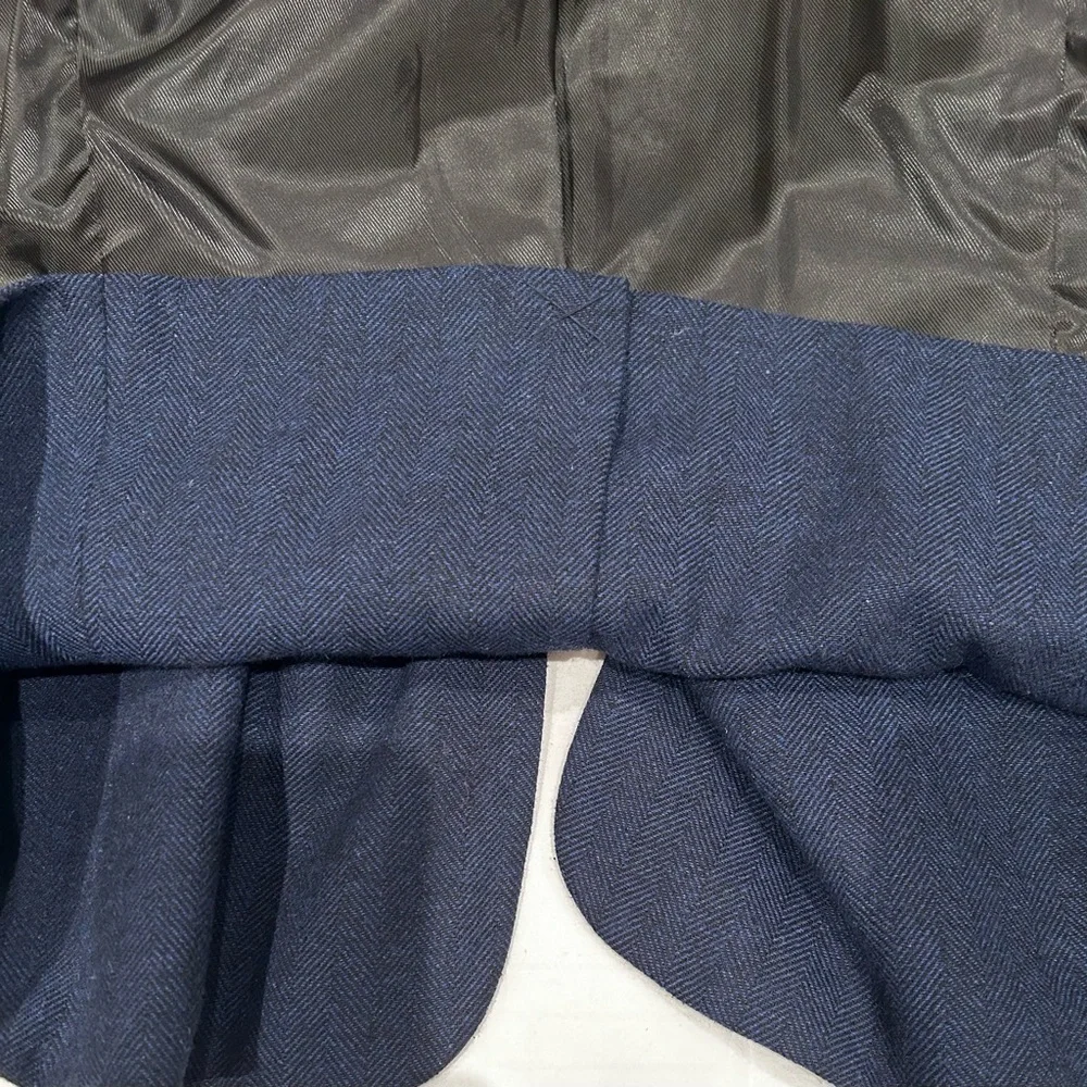 Smart Set Classic Single Breasted Wool/polyester Blend Herringbone Blazer Women - Picture 6 of 14